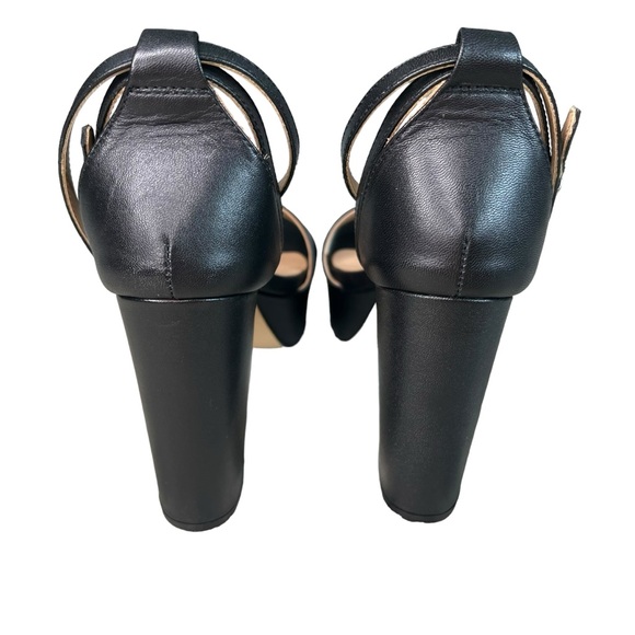 Banana Republic Platform Heels Sandals Black Size 8 - Picture 4 of 4